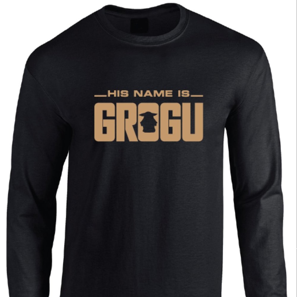 The Mandalorian His Name Is Grogu LS T-Shirt